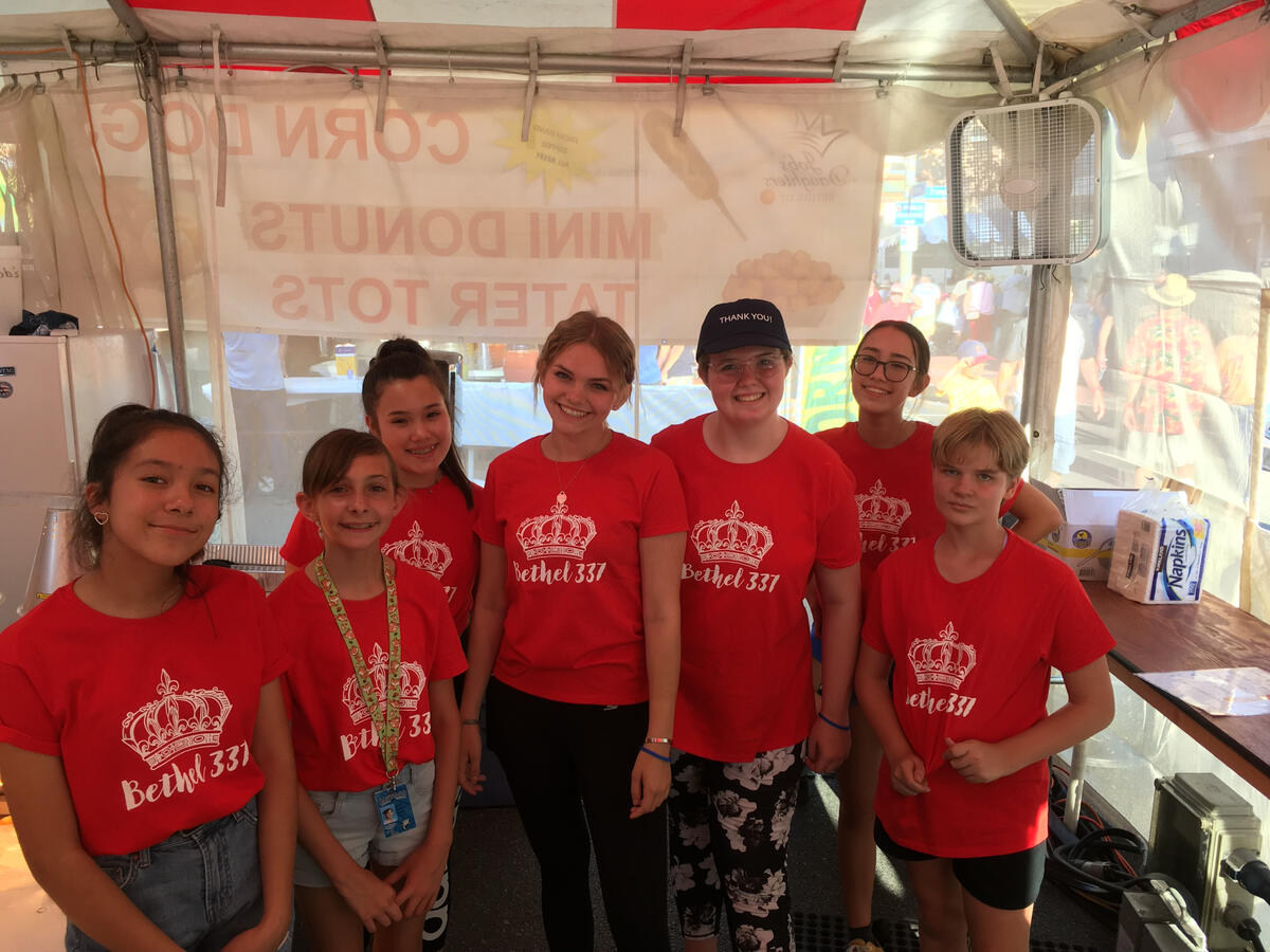 Orange International Street Fair - Corn dogs and tater tots every Labor Day weekend!