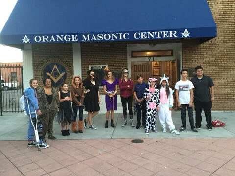 Heading to Shrine Halloween Party