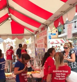 Orange International Street Fair - Corn dogs and tater tots every Labor Day weekend!