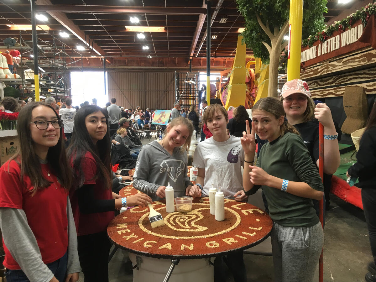 Rose Parade Float Decorating - 2018 (for 2019 parade)